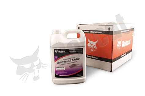 bobcat mini excavator coolant|bobcat coolant vs pg.